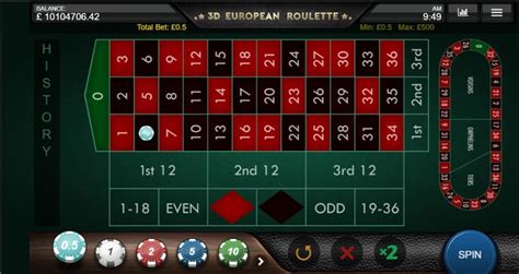 3D European Roulette Free Play in Demo Mode.